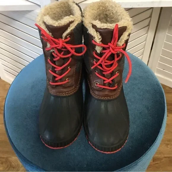 Gap Kids Thinsulate Duck Boots Unisex Charcoal Gray Toddler Size 3 4 - Picture 5 of 7